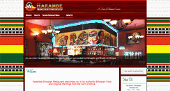 Desktop Screenshot of harambes.com